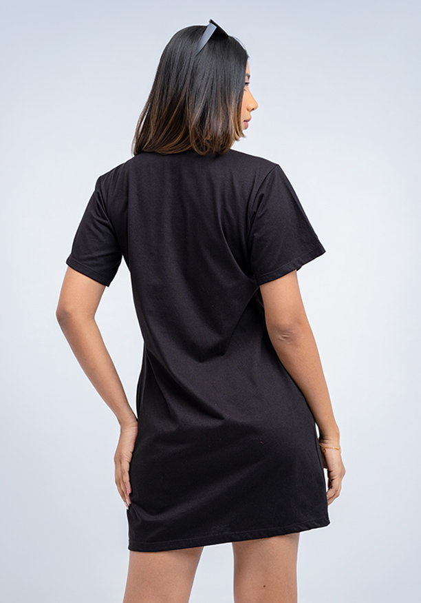 AELINE BLACK DRESS 